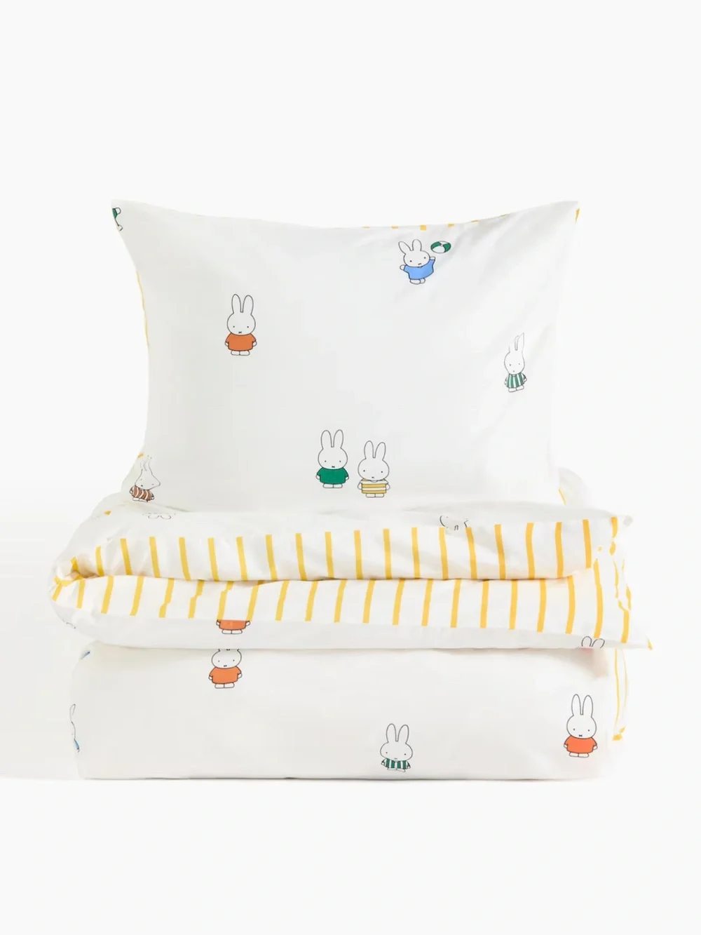 NEW MIFFY H&M Home Collection Printed Twin Duvet Cover Set